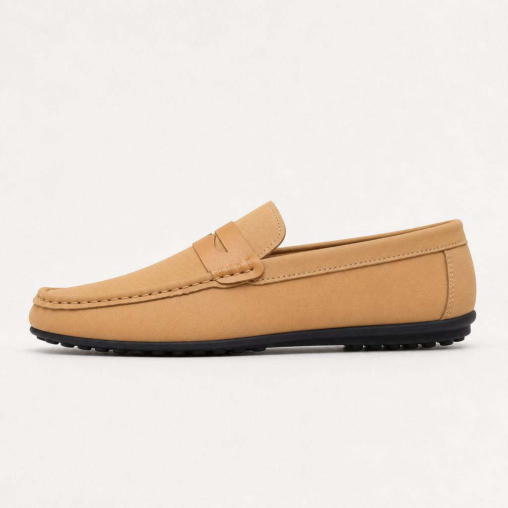 Men’s Leather Loafers – Classic Slip-On Soft Leather Casual Shoes