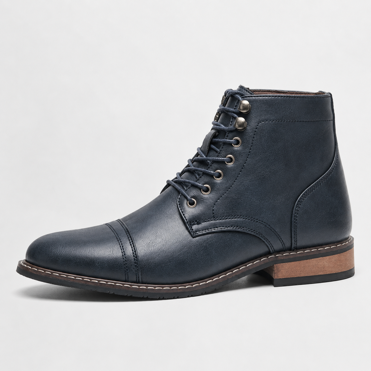 Men’s Walking Boots – Vintage Leather Casual Ankle Boots