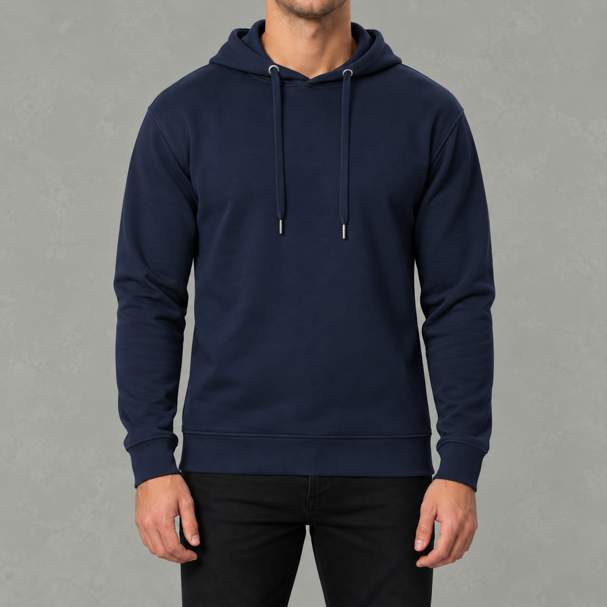 Unisex Cotton Jumper – Drop Shoulder Loose Fit Pullover Sweatshirt