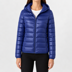 Women’s Padded Coat – Relaxed Fit Hooded Mid-Length Winter Jacket