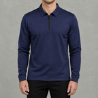 Men’s Quarter Zip Jumper – Fleece Lined Polo Collar Pullover