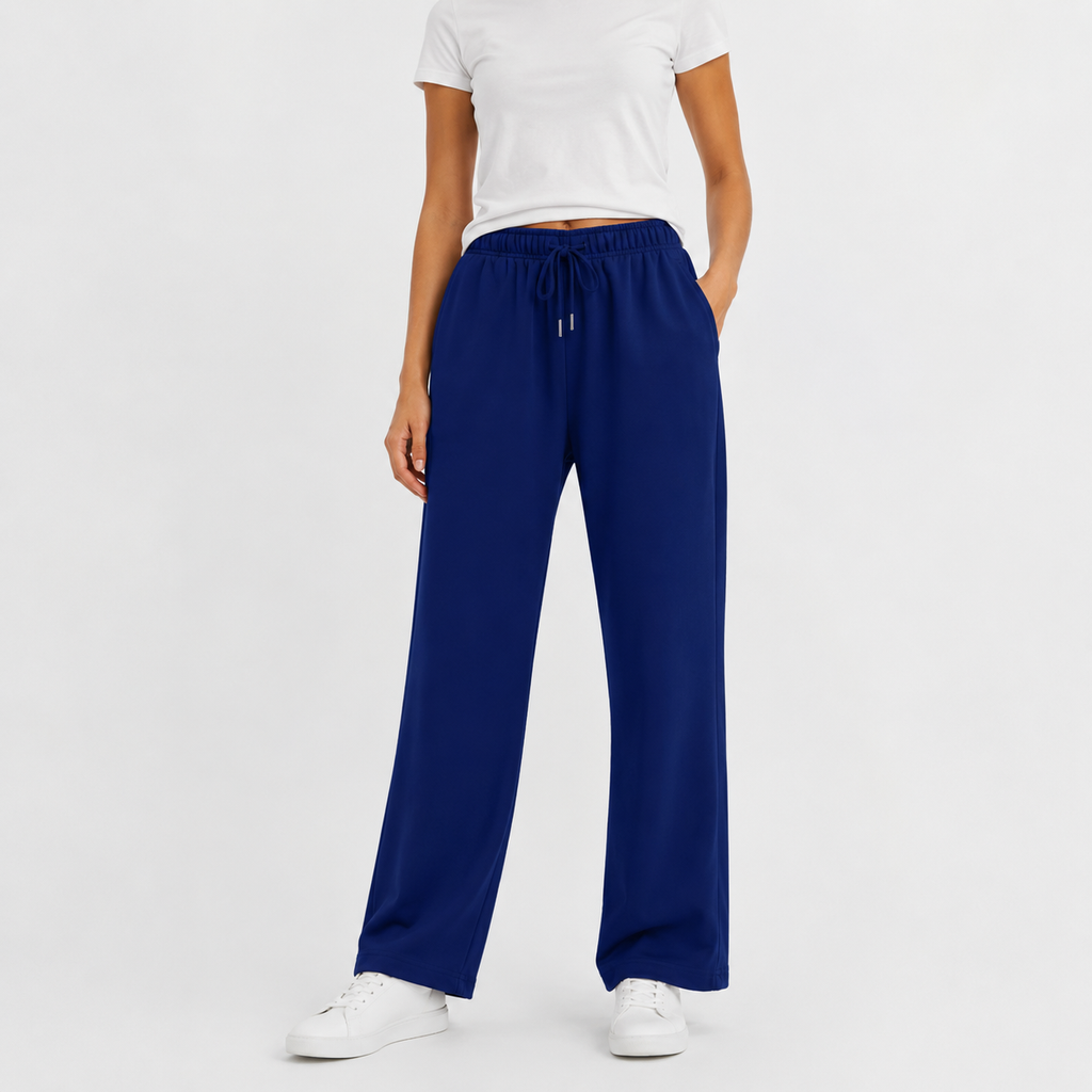 Women’s Joggers – Loose Fit Fleece Lined Trousers with Elasticated Waist