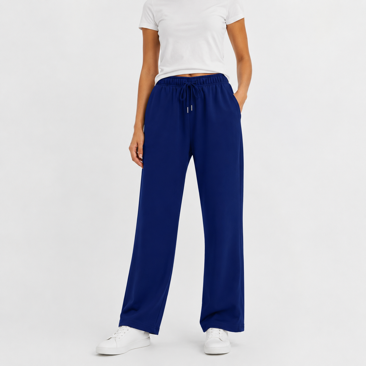 Women’s Joggers – Loose Fit Fleece Lined Trousers with Elasticated Waist