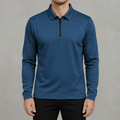 Men’s Quarter Zip Jumper – Fleece Lined Polo Collar Pullover
