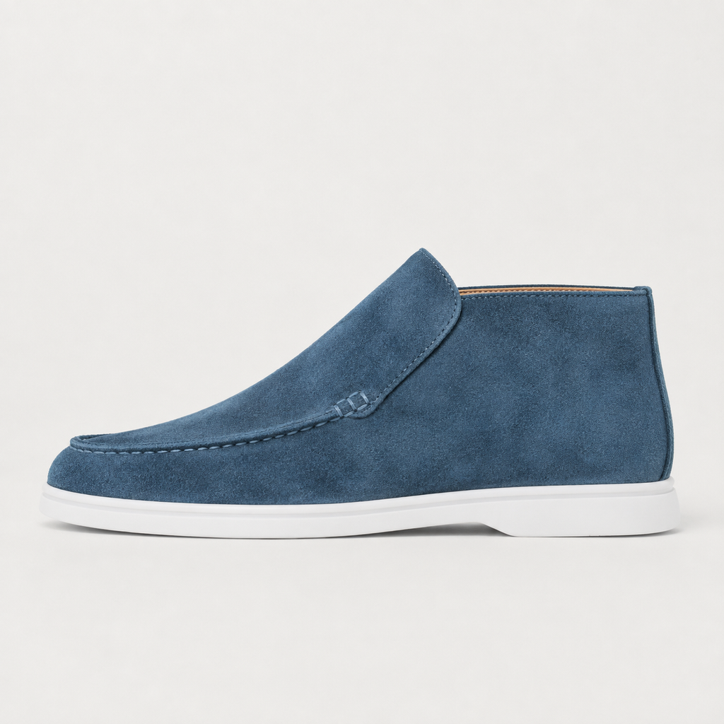 Men’s Loafers – Slip-On Moc Toe Casual Shoes with Plus Size Fit