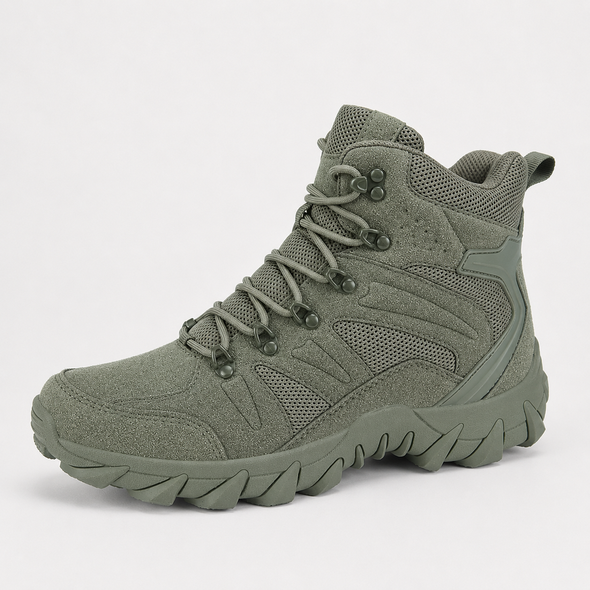 Men’s Hiking Boots – Outdoor Combat Boots with Lace-Up Ankle Design