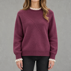 Women’s Lace Top – Half Turtleneck Long Sleeve Bottoming Shirt
