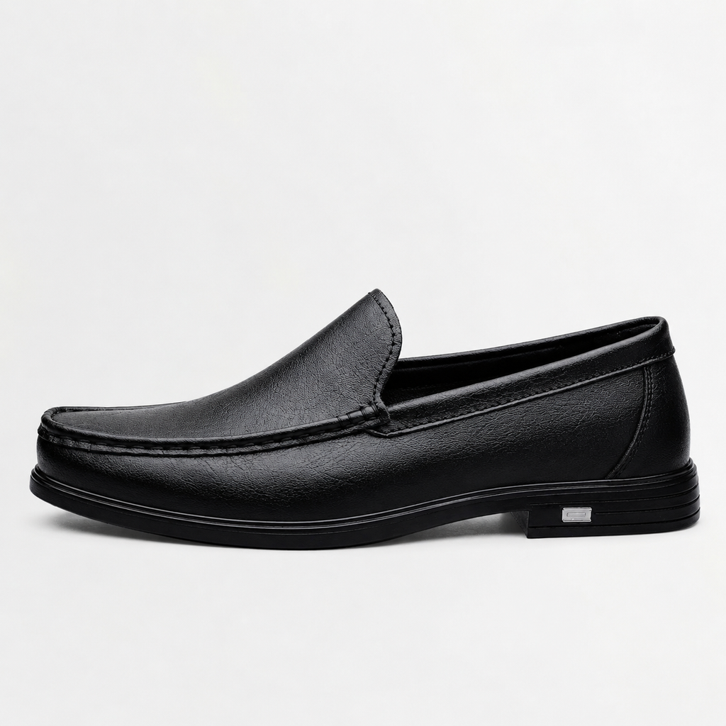Men’s Leather Loafers – Premium Slip-On Cowhide Casual Shoes