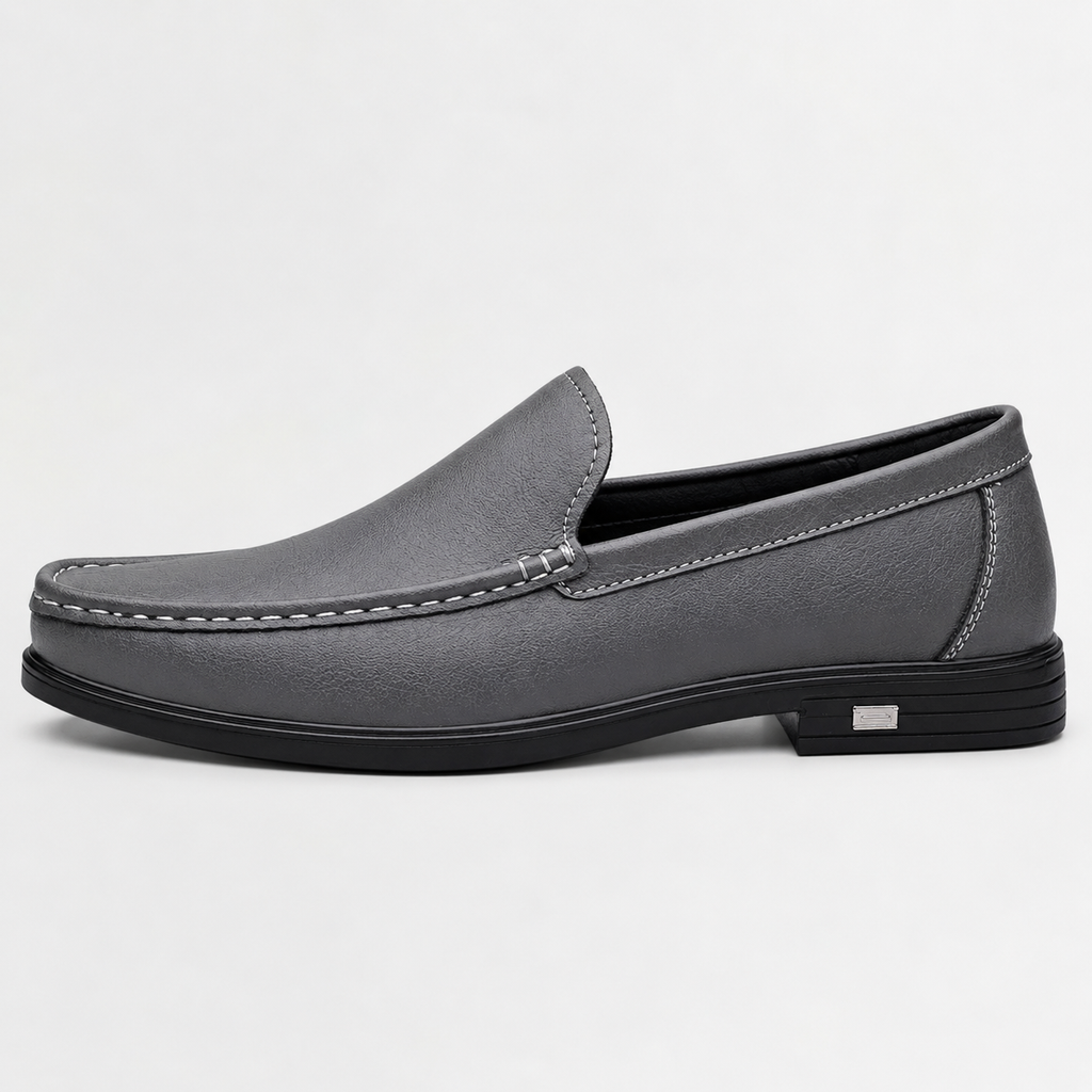 Men’s Leather Loafers – Premium Slip-On Cowhide Casual Shoes