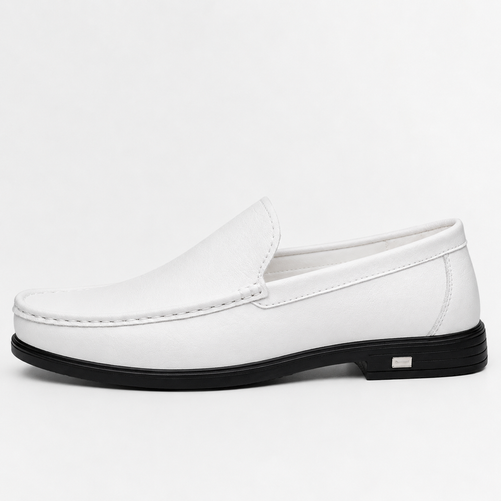 Men’s Leather Loafers – Premium Slip-On Cowhide Casual Shoes