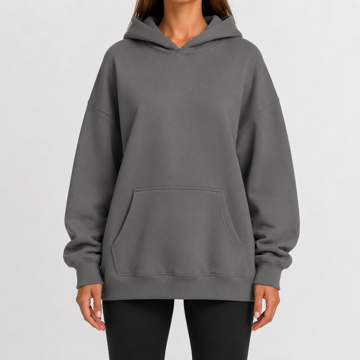 Women’s Oversized Hoodie – Drop Shoulder Long Sleeve Pullover Jumper