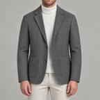 Men’s Suit Jacket – Business Casual Tailored Blazer with Notch Lapels