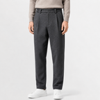 Men’s Corduroy Trousers – Loose Fit Straight Leg Winter Casual Trousers