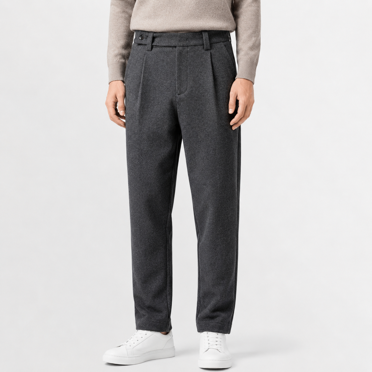 Men’s Corduroy Trousers – Loose Fit Straight Leg Winter Casual Trousers