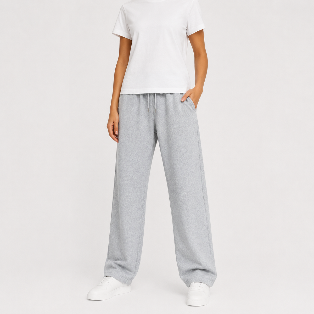 Women’s Joggers – Loose Fit Fleece Lined Trousers with Elasticated Waist