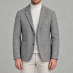 Men’s Suit Jacket – Business Casual Tailored Blazer with Notch Lapels