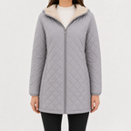 Women’s Quilted Jacket – Diamond Quilted Lightweight Padded Coat