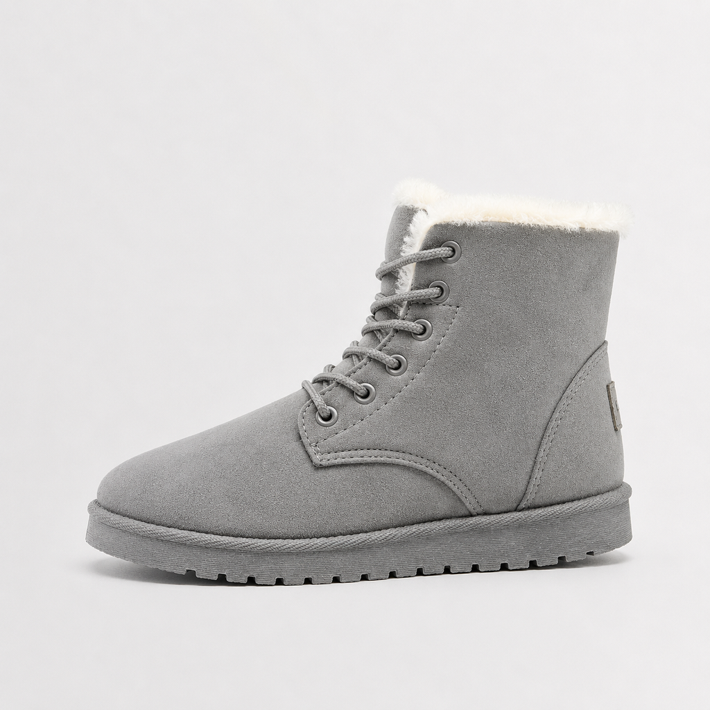 Women’s Snow Boots – Warm Ankle Winter Boots with Fleece Lining
