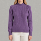 Women’s Jumper – Half Turtleneck Long Sleeve Knitted Jumper