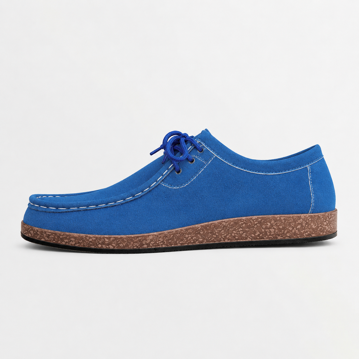 Women’s Wallabee Loafers – Slip-On Suede Casual Shoes with Moc Toe Design