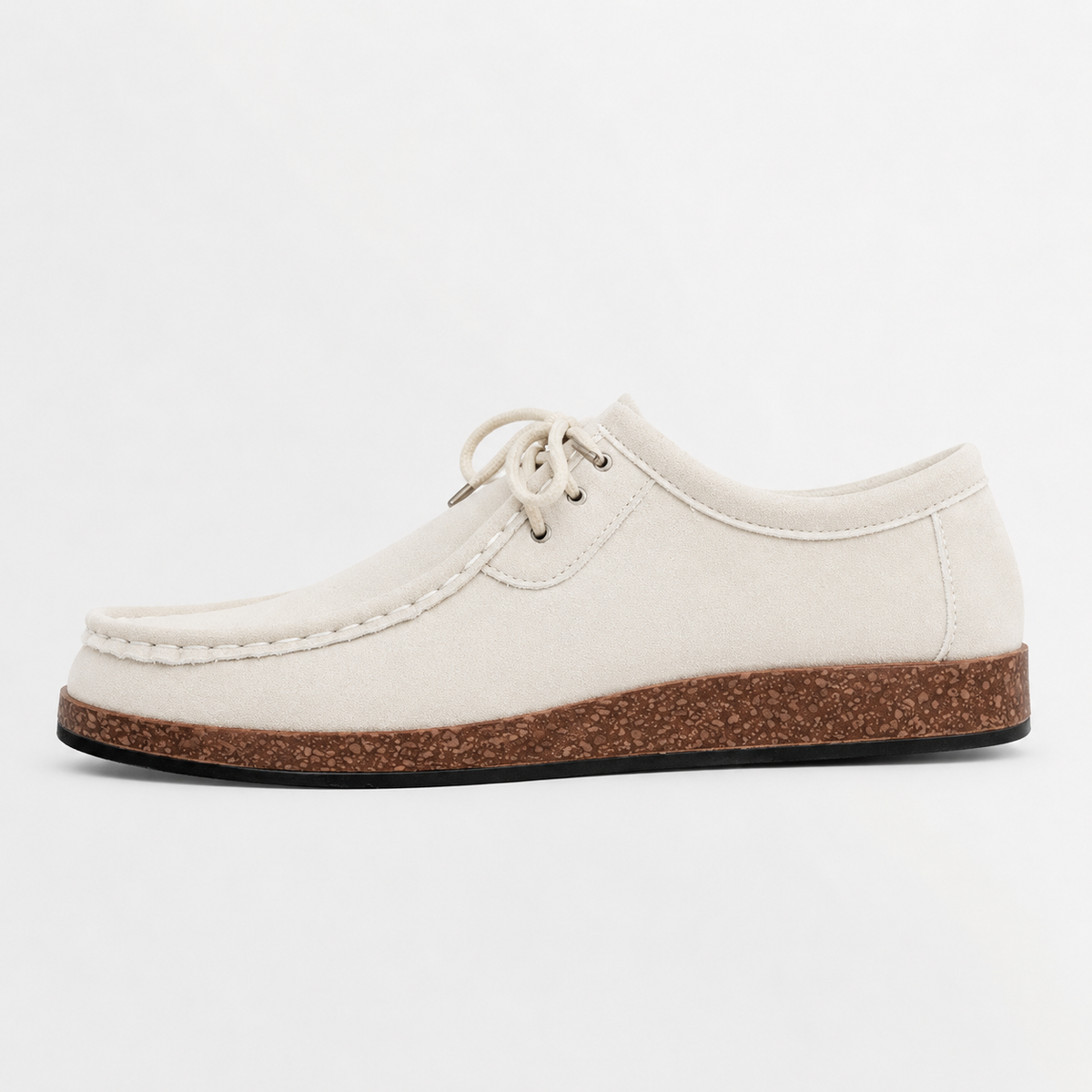 Women’s Wallabee Loafers – Slip-On Suede Casual Shoes with Moc Toe Design