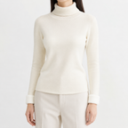Women’s Thick Knit Jumper – Warm Long Sleeve Knitted Pullover Top
