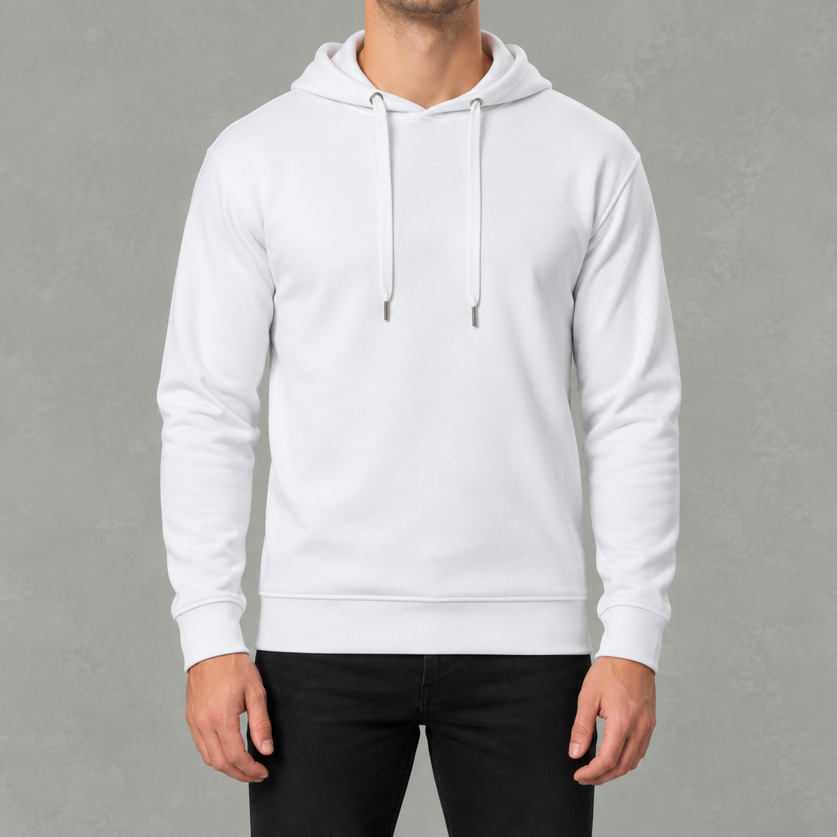 Unisex Cotton Jumper – Drop Shoulder Loose Fit Pullover Sweatshirt