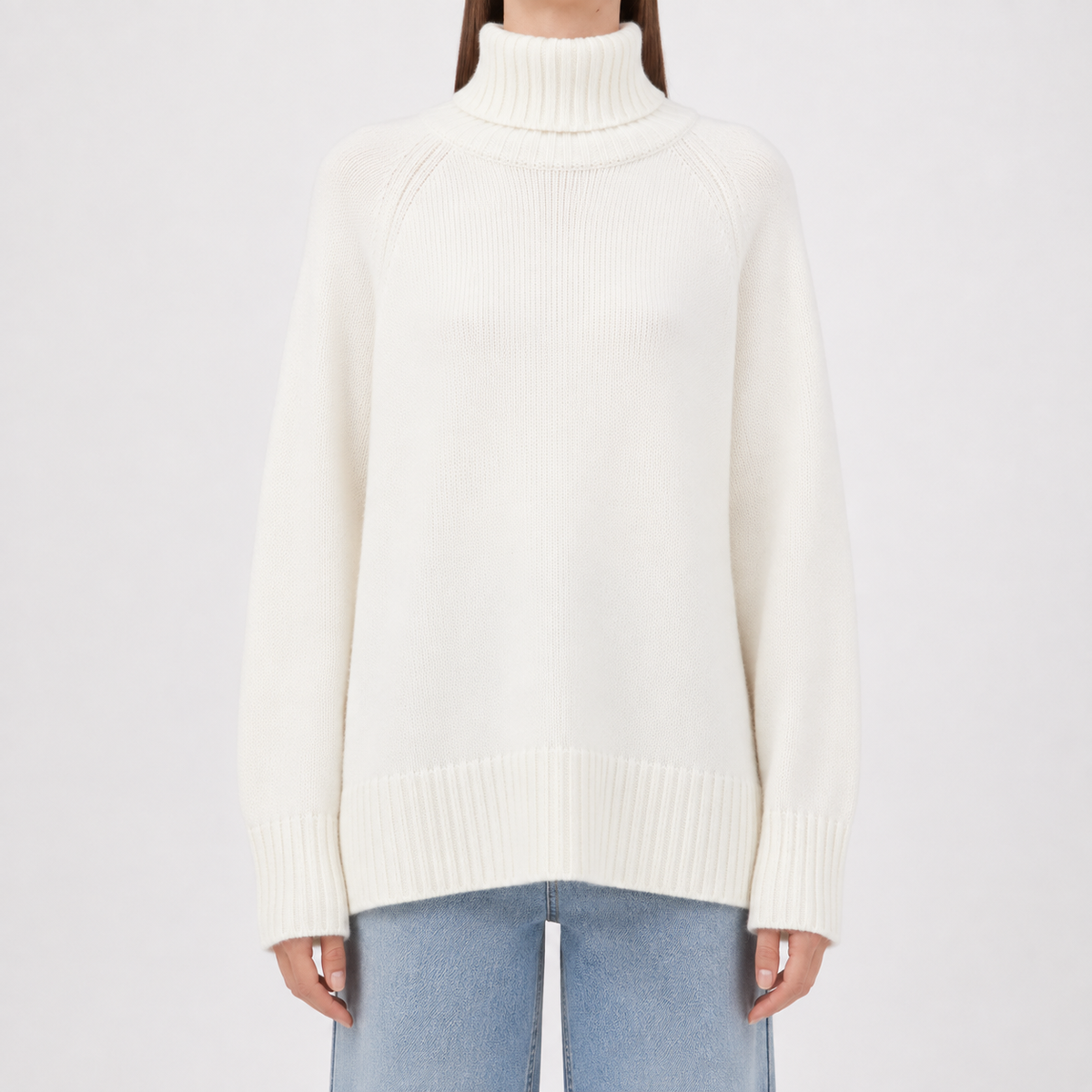 Women’s Oversized Jumper – Loose Fit Long Sleeve Casual Knit Pullover