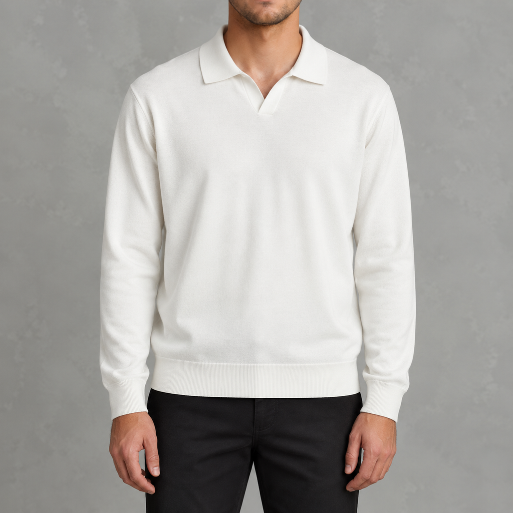 Men’s Wool Jumper – Loose Fit Warm Knitted Pullover for Autumn & Winter
